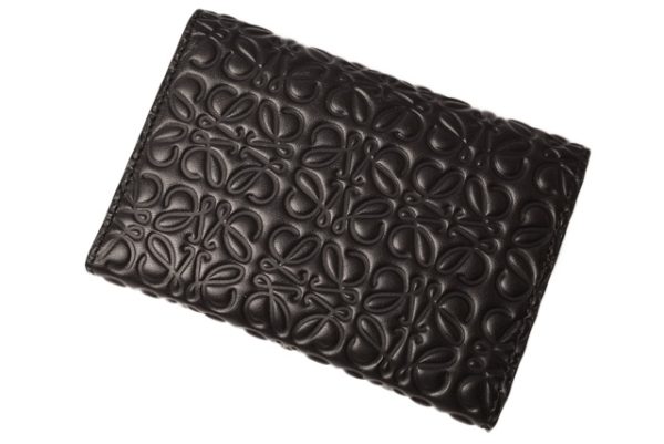 lo 18 003 3 Loewe TrifMini Wallet Calfskin Black