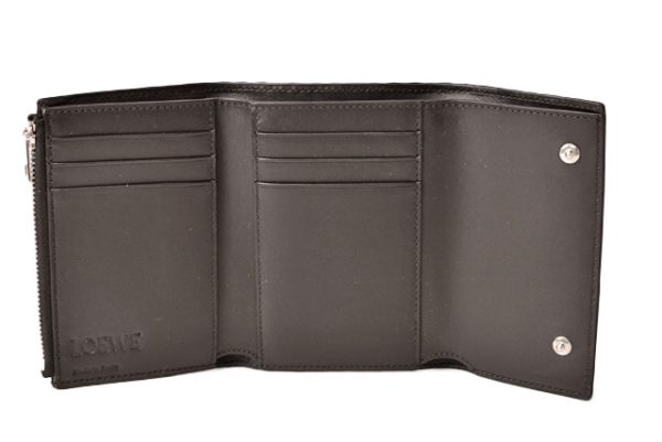 lo 18 003 4 Loewe TrifMini Wallet Calfskin Black