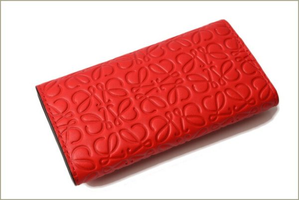 lo 18 m092 3 Loewe Anagram Key Case Primary Red