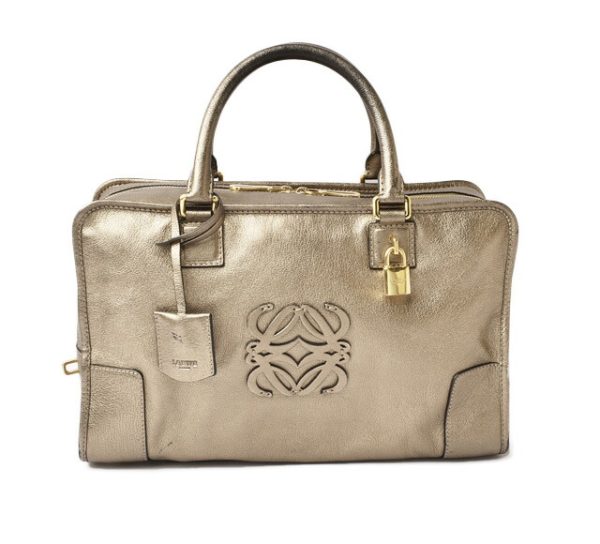 lo 19 001 1 Loewe Amazona 36 Handbag Metallic