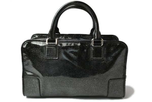 lo 19 012 3 Loewe Handbag Amazona 28 Patent Metallic Black