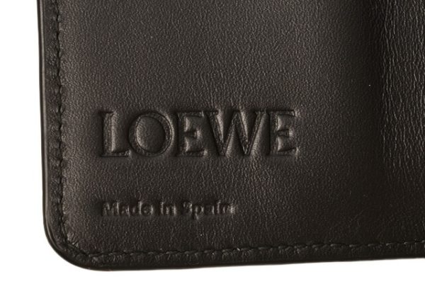 lo 19 m2904 4 Loewe Key Case 6 Rows Calf Linen Black