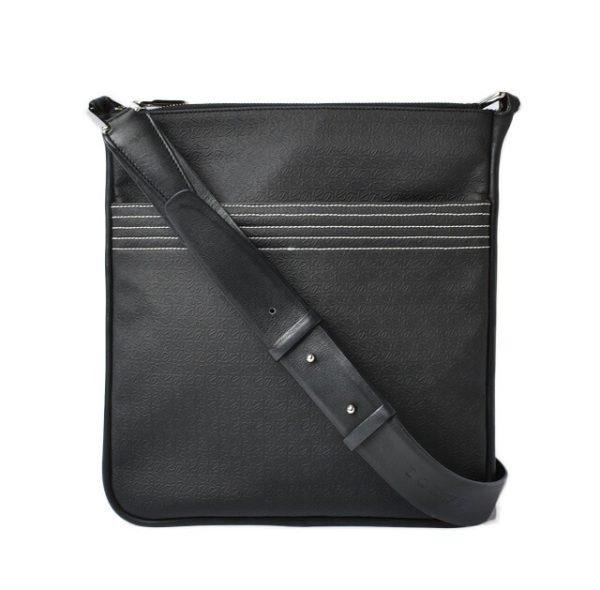 lo 20 002 1 Loewe Anagram Messenger Bag Black