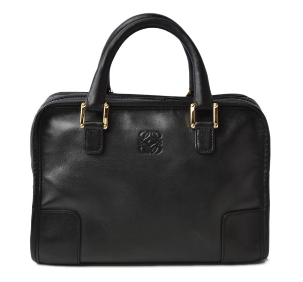 lo 200915 7 1 Loewe Handbag Amazona 28 Black