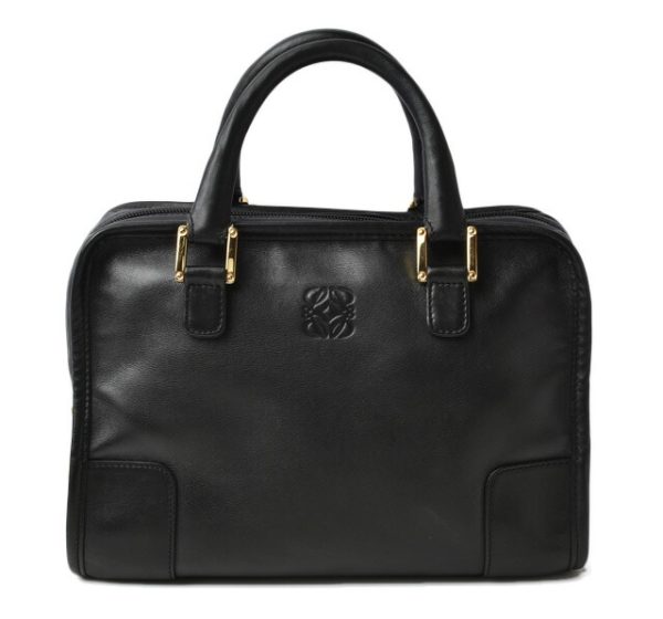 lo 200915 7 1 Loewe Amazona 28 Handbag Black