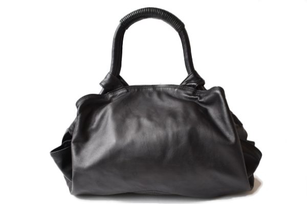 lo 201005 34 3 Loewe Nappa Aire Handbag Sheepskin Black