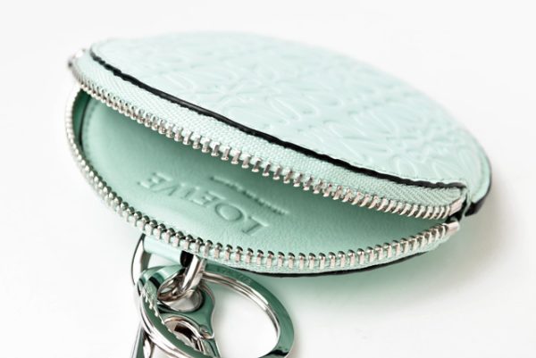 lo 201026 546 1 5 Loewe Coin Case Anagram Circle Baby Blue