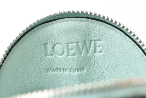 lo 201026 546 1 6 Loewe Anagram Mini Wallet Baby Blue