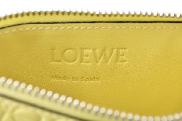 lo 201026 546 5 6 Loewe Anagram Mini Wallet Yellow