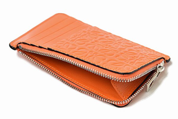 lo 201026 546 6 6 Loewe Anagram Mini Wallet Orange