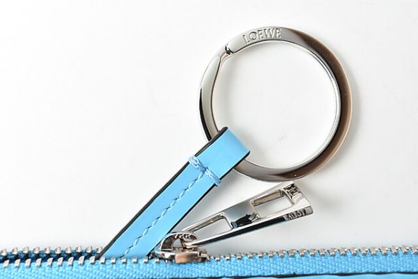 lo 201026 546 9 3 Loewe Anagram Mini Wallet Key Ring Blue