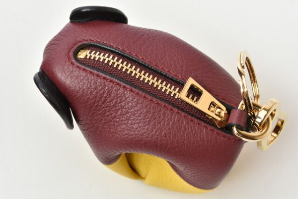 lo 201028 142 1 2 Loewe Elephant Charm Accessory Case Wine Yellow