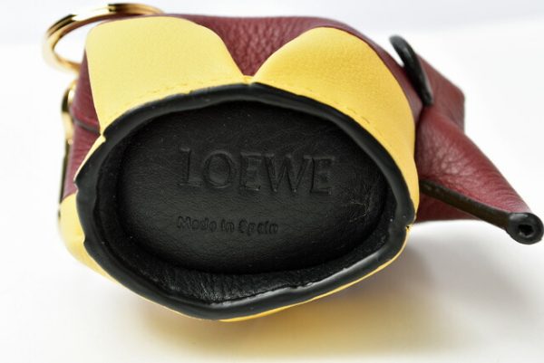 lo 201028 142 1 5 Loewe Elephant Charm Accessory Case Wine Yellow