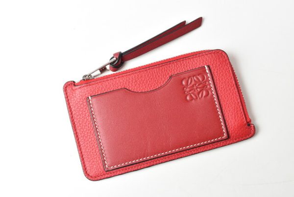 lo 201028 142 14 2 Loewe Mini Wallet Calf Rouge Red