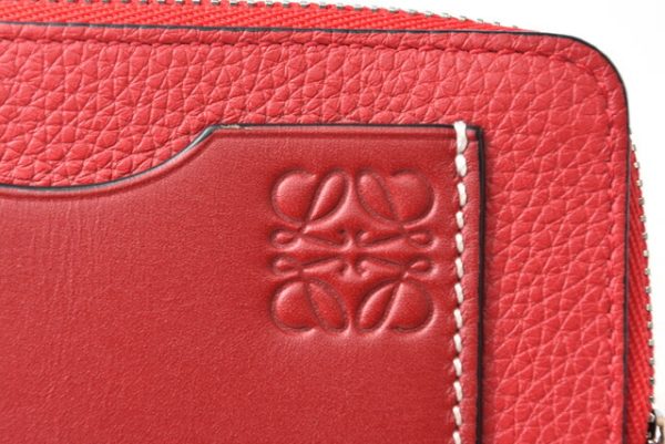 lo 201028 142 14 5 Loewe Mini Wallet Calf Rouge Red