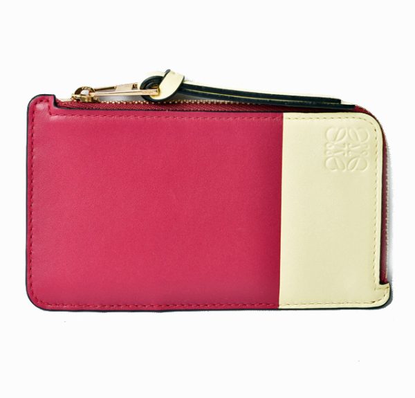 lo 201028 142 15 1 Loewe Mini Wallet Calf Rouge Yellow