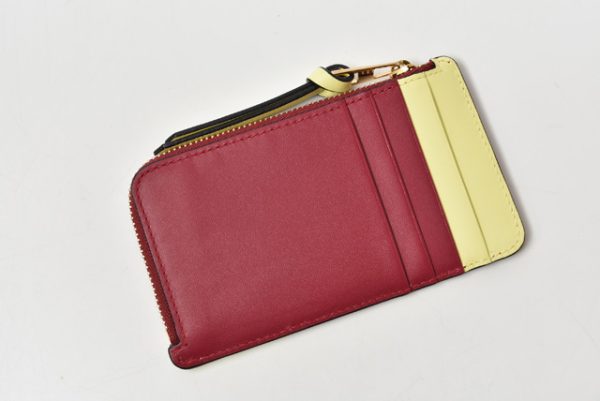 lo 201028 142 15 3 Loewe Mini Wallet Calf Rouge Yellow