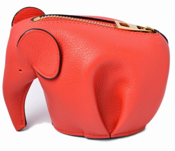 lo 201028 142 2 7 Loewe Elephant Charm Accessory Case Rouge