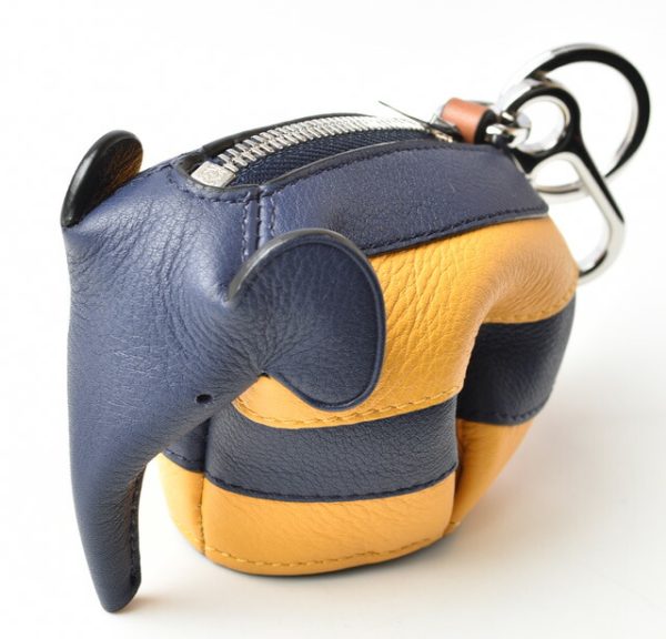 lo 201028 142 4 1 Loewe Elephant Charm Accessory Case Blue Yellow