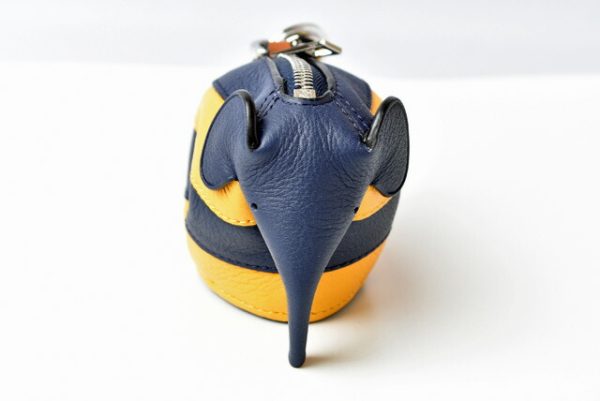 lo 201028 142 4 2 Loewe Elephant Charm Accessory Case Blue Yellow