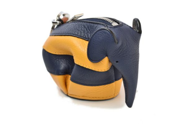 lo 201028 142 4 3 Loewe Elephant Charm Accessory Case Blue Yellow