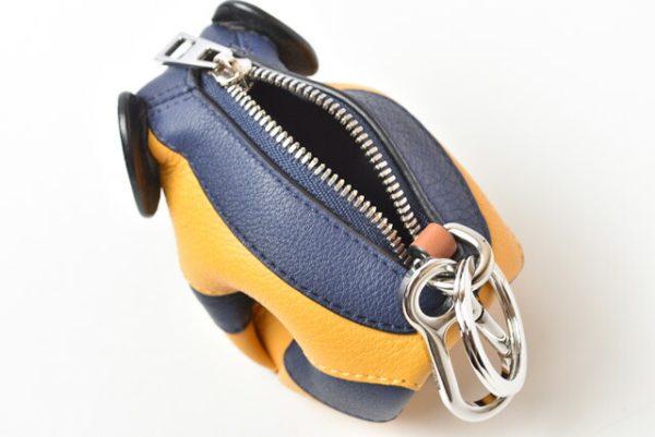 lo 201028 142 4 4 Loewe Elephant Charm Accessory Case Blue Yellow