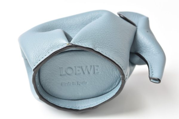 lo 201028 142 8 7 Loewe Coin Case Elephant Charm Stone Blue