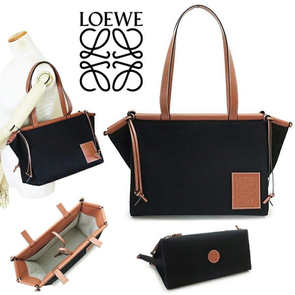 loewebag Loewe Cushion Tote Small Bag Black