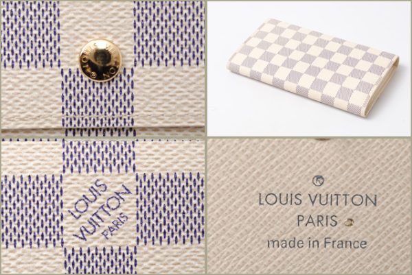 lv 16 006 2 Louis Vuitton Porto Tresor Wallet Long Damier Azur