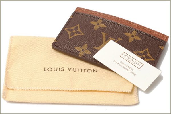 lv 16 0095 6 Louis Vuitton Porto Carte Card Case Monogram Brown