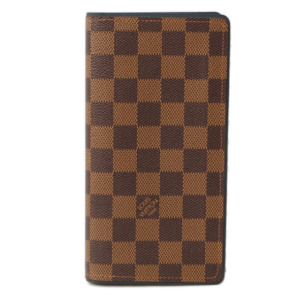 lv 16 0096 1 Louis Vuitton Portefeuille Brother Wallet Damier Blue