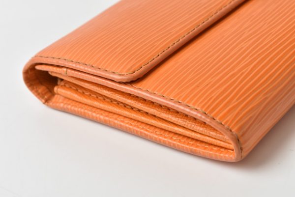 lv 201005 23 10 Louis Vuitton Long Wallet Pochette Porte Mone Mandarin Orange