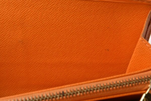 lv 201005 23 13 Louis Vuitton Long Wallet Pochette Porte Mone Mandarin Orange