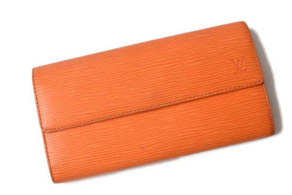 lv 201005 23 2 Louis Vuitton Long Wallet Pochette Porte Mone Mandarin Orange