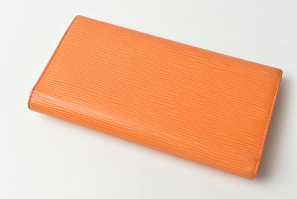 lv 201005 23 3 Louis Vuitton Long Wallet Pochette Porte Mone Mandarin Orange