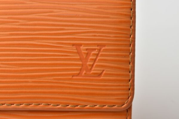 lv 201005 23 4 Louis Vuitton Long Wallet Pochette Porte Mone Mandarin Orange