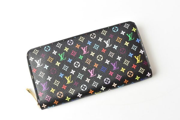 lv 201008 14 2 Louis Vuitton Zippy Wallet Monogram Multicolor Violet