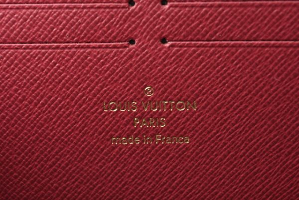 lv 201008 15 7 Louis Vuitton Portefeuille Clemence Wallet Fuchsia