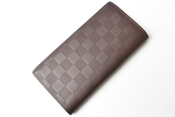 lv 201008 17 2 Louis Vuitton Long Wallet Portefeuille Brother Damier Infini Meteor Brown