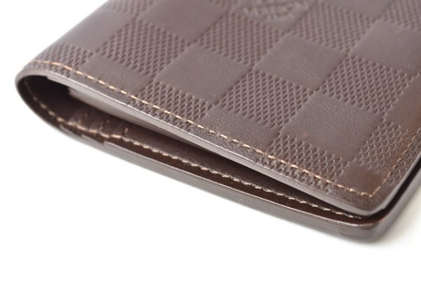 lv 201008 17 6 Louis Vuitton Long Wallet Portefeuille Brother Damier Infini Meteor Brown