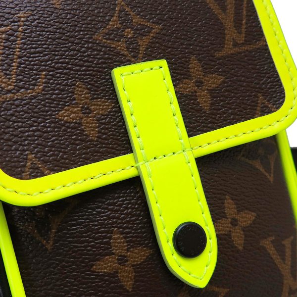 lvchriswwbag 7 Louis Vuitton Wearable Wallet Brown Yellow