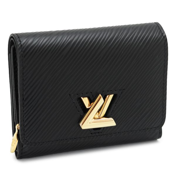 lvwallettwist Louis Vuitton Twist XS Wallet Epi Black