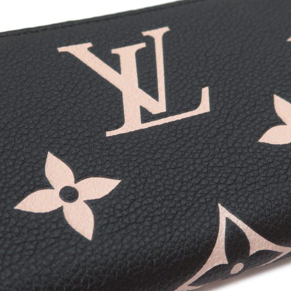 lvwomenswallet 4 Louis Vuitton Clemence Wallet Monogram Black