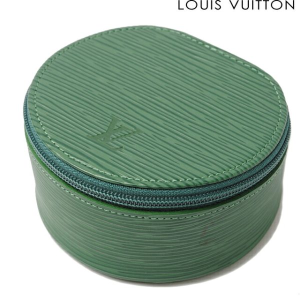 m 0162 1 Louis Vuitton Ecrin Bijou Case Epi Borneo Green