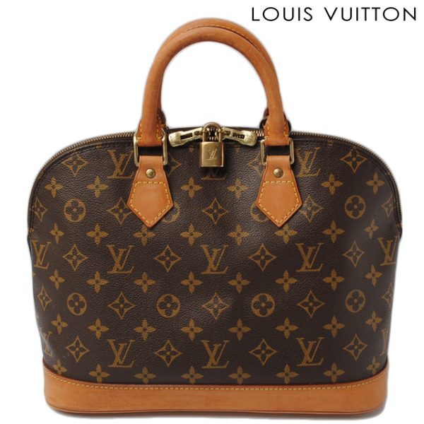 m 0353 1 Louis Vuitton Alma Handbag Monogram Brown