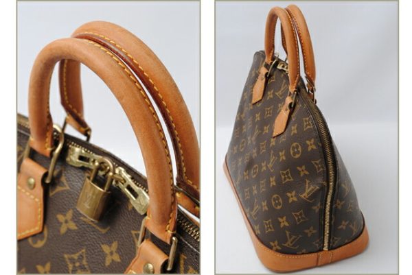 m 0353 3 Louis Vuitton Alma Handbag Monogram Brown