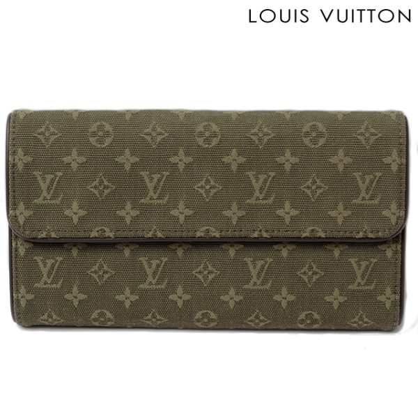 m 0594 1 Louis Vuitton Porto Tresor Wallet Monogram Green