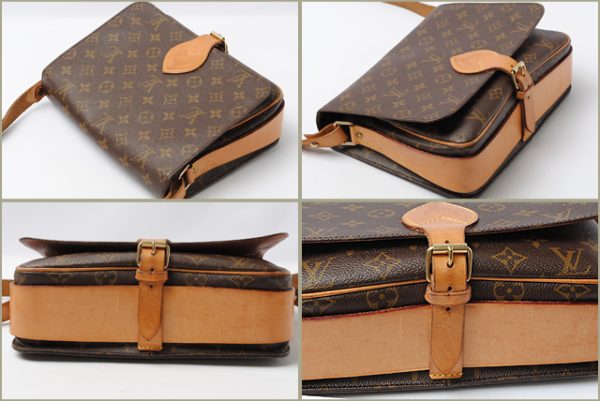 m 1046 2 Louis Vuitton Cartesier Shoulder Bag Monogram Brown