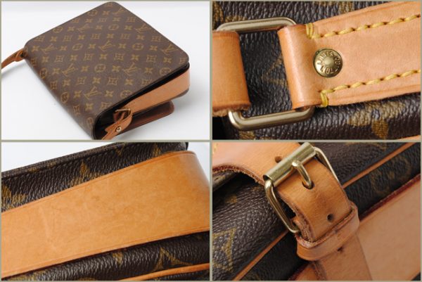 m 1046 4 Louis Vuitton Cartesier Shoulder Bag Monogram Brown