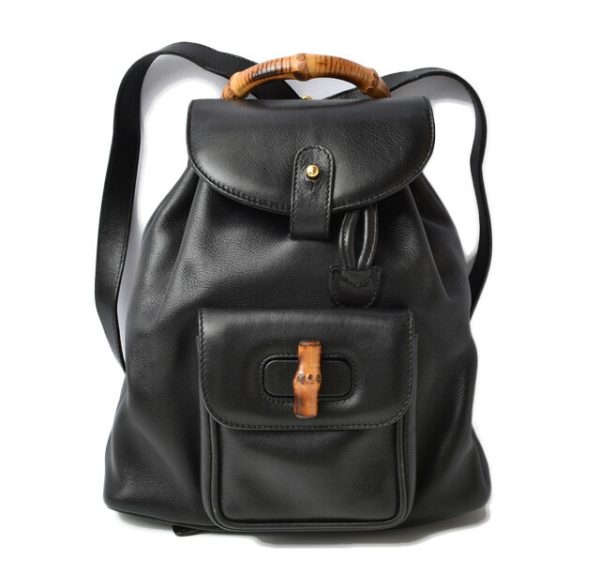 m 210810 06 g 1 Gucci Mini Rucksack Bamboo Black